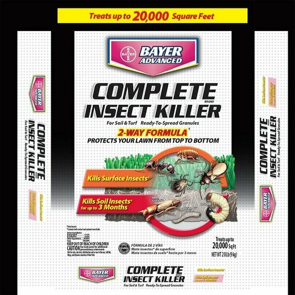 Bioadvanced Complete Brand Insect Killer for Soil and Turf I, Granules, 11.5 lb 100533023
